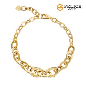 [25년 마지막특가] 펠리체골드 18K 아그네스 팔찌