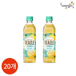 웅진 티즐 제로 유자그린티 500ml x 20PET