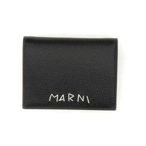 Marni 로고 자수 2단 지갑 PFMI0098U0P6533 00N99 TP934929773