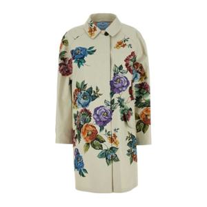 프라다 프린티드 코튼 오버코트 P658RSOOO14ZV F0036