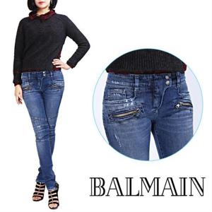 발망 5355 171N C3180 여성 블루 진 바이커 팬츠