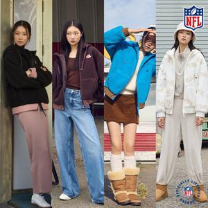 NFL 25FW 최신상 여성용 기모 맨투맨 2종