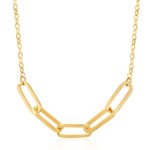 [니지쥬얼리] 14K GOLD 포인트 볼드 체인 목걸이