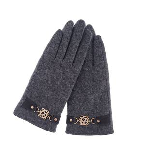 [루이까또즈(장갑)]숏체인 장식 여성모장갑 FGBLW20015
