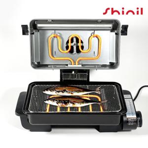 신일 상하가열 냄새적은 타이머식 전기그릴 SOV-FG40KP 생선그릴 가정용 캠핑용 고기그릴