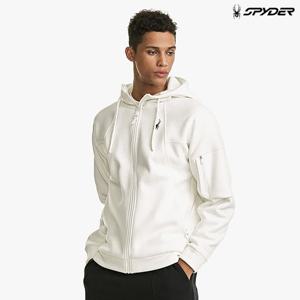 [스파이더] 공용 플리스 본딩 후드 집업 자켓 SPGWCNFT305UWHT