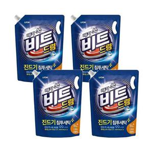 [비트] [비트] 진드기 침투세탁(드럼용) 액체세제 리필 2L x 4개