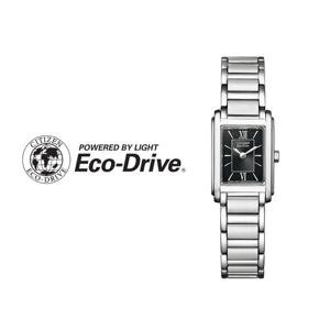 시티즌 에코드라이브 여자 여성 사각 패션 손목시계 FRA36-2431