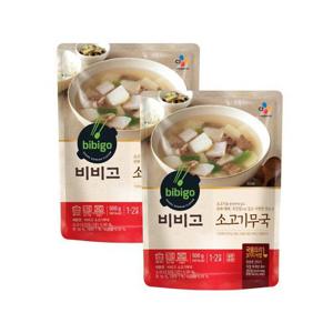 [CJ제일제당] 비비고 소고기무국 500g  x 6개