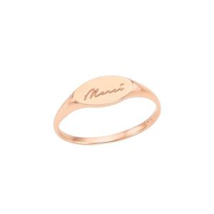 [GB] 데일리베이직 각인 14k GOLD 반지 LRS19039G