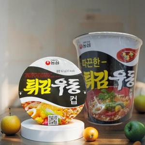[농심] 튀김우동컵 62g x 30개 컵라면