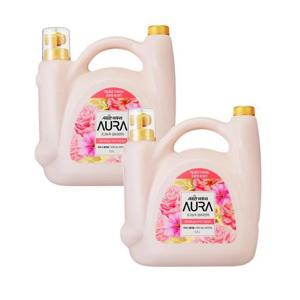 [샤프란] 아우라 피오니블러썸 5.5L x 2개 초고농축 대용량 섬유유연제