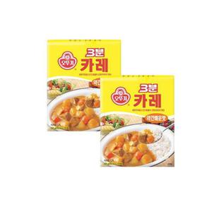 [오뚜기] 3분 카레 약간매운맛 200g 6개