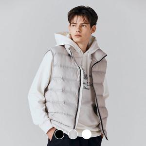 [지오다노/본사] 074504 목넥 하이글로시 퀼팅 베스트