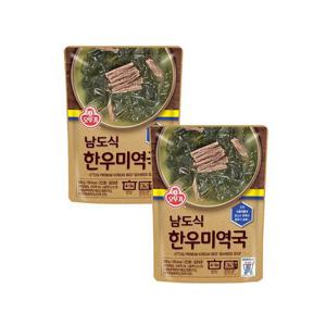 [에스트라] [오뚜기] 남도식 한우미역국 500g x 6개