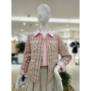 [포커스] 포커스 꽈 배색포켓 트위드 자켓 FS4A7JK00673