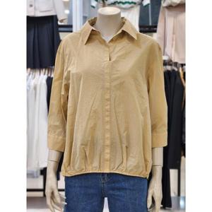 SOUP 세이브존07 7부 소매 셔링 블라우스 OA4LST1