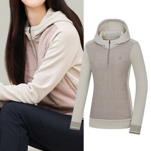 비티알 여성 겨울 반집업 후드티 미라클(여) BUT4595W