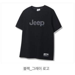 Jeep 지프 시그니처 빅로고 면 반팔티5_JP25SG