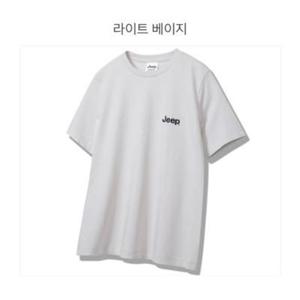 Jeep 지프 자수 스몰로고 백프린팅 반팔티2 JP23932SG