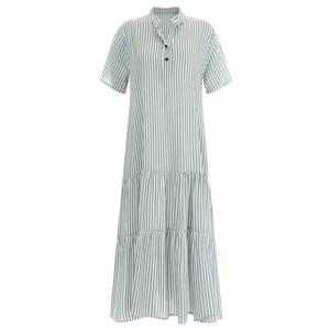 샵앤) 차이나카라 단추 스트링 캉캉 롱원피스PIC-WDR-12071-그린