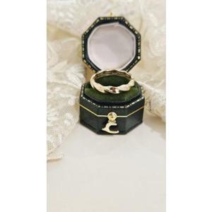 로이드 14K 모던브리티쉬 360도 패턴링 반지 LRS24007G