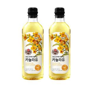 [CJ제일제당] 백설 카놀라유 900ml x 2개 식용유