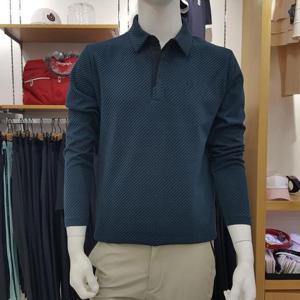 [벤제프골프] 남성 사선도트  카라티셔츠 O5MMTS302