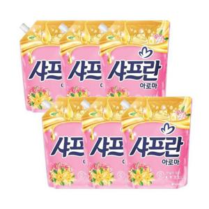 [샤프란] 샤프란 섬유유연제 바닐라핑크 2.1L 6개