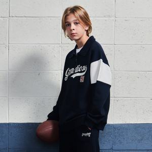 [에꼴리에] 남자 겨울이월 노기모 바시티반집업 셋업티(24D0733)