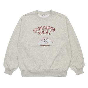 [소이]여자 겨울이월 노기모 캣앤바니맨투맨티(24W0485)