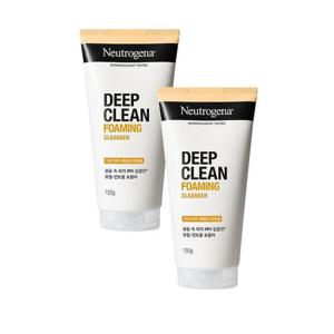 뉴트로지나 딥클린 포밍 클렌저 150g 2개