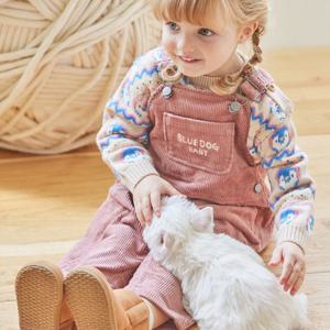 [블루독베이비]코듀로이 시그니처 오버롤A (44C14-420-01)