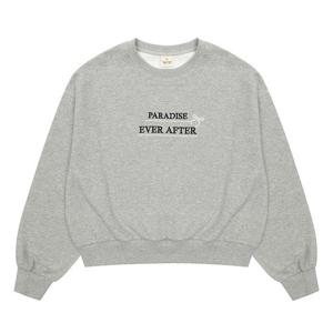 [에꼴리에]에꼴리에 틴톡 더센트럴 노기모 리본 자수 맨투맨티 24RT781