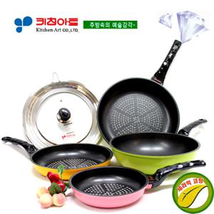 키친아트 아미(AMI)세라믹 다이아코팅 후라이팬5종SET(20+26+28