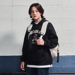 [에꼴리에] 남자 겨울이월 비글캐릭터레이어드후드티(24D1406)