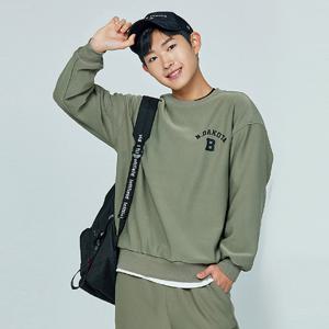 [소이] 남자 겨울이월 폴리벨로아본딩 맨투맨티(24W1402)