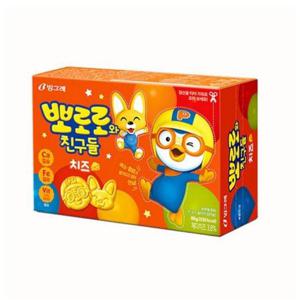 빙그레 뽀로로와 친구들 치즈맛 65g 20개