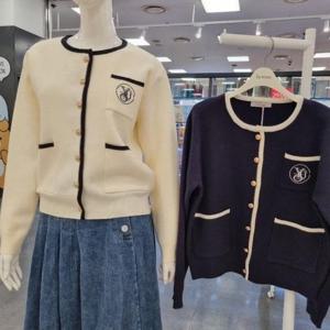 라티움 HC34 봄,가을간절기라운드 니트 가디건 T2511CD12