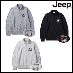 [지프] 남여공용 FREEDOM 아노락 맨투맨 티셔츠 JP4TSU818