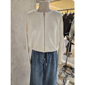 [ZOOC] 라운드 집업 언발 니트가디건 (Z251KSL101)