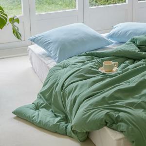 [아이르 프리미엄]디어나잇 가든그린 60수 고밀도 차렵이불 슈퍼싱글SS