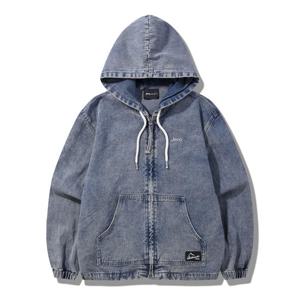 [지프]공용 데님 스트링 청자켓 루즈핏 후드집업 JQ1JKU701