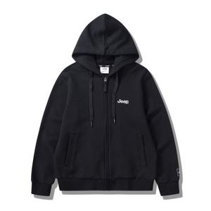 [지프]JQ1TZU002 블랙 25년 선기획) 지프 베이직 후드 집업_SC