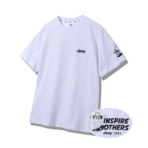 [지프]공용 베어지프 루즈핏 반팔티셔츠(JQ2TSU102)