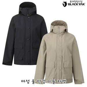 블랙야크 여성 간절기 방풍자켓 여성 울 안감 미들 자켓 1BYJKSU517