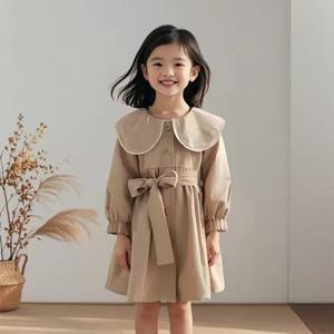 [조이멀티]프렌치 레이스 빅카라 트렌치자켓 205620