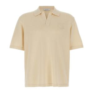 메종키츠네 볼드 폭스 헤드 자수 폴로 셔츠 OM00205KT1135 0145