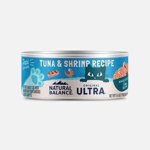 내추럴발란스 울트라프리미엄 참치&새우 캣 캔 156g