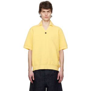 쟈크뮈스 폴로셔츠 옐로우 라 크루아제르 더 스칼라 폴로 셔츠 251553M212002